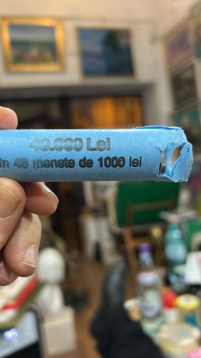 Fișic monede ! 1000 lei ,din anul 2004!