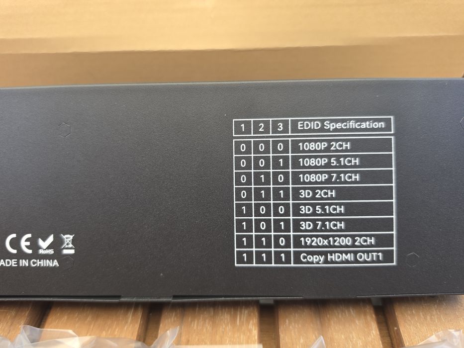 HDMI Splitter Extender 1x6 Full HD 1080p, CAT5e/CAT6, EDID, PoC – Нов