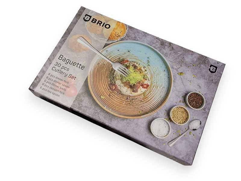 НОВИ! Комплект прибори за хранене BRIO „Baguette“ – 30 части
