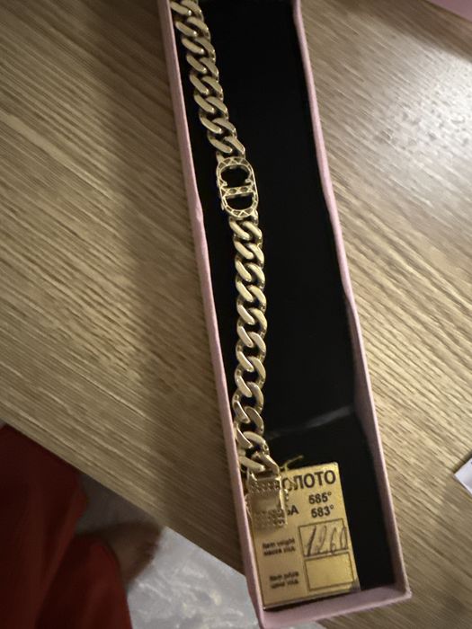 585 yangi gurmet+CD braslet quyma 12.60gr