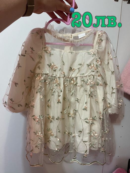 Официални рокли за бебе 12-18