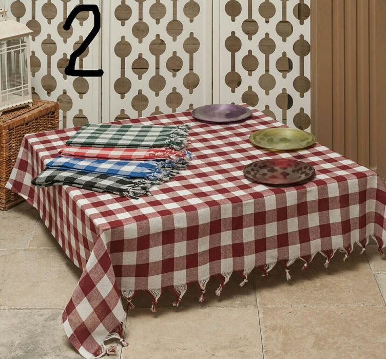 Памучни покривки за маса различни размери и кухненски кърпи