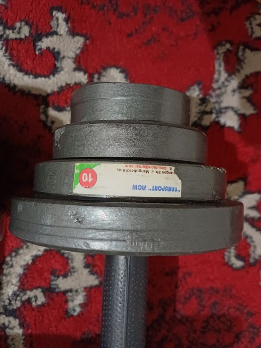 Gantel 10kg 1 juft 1kg=22.000 soʻm