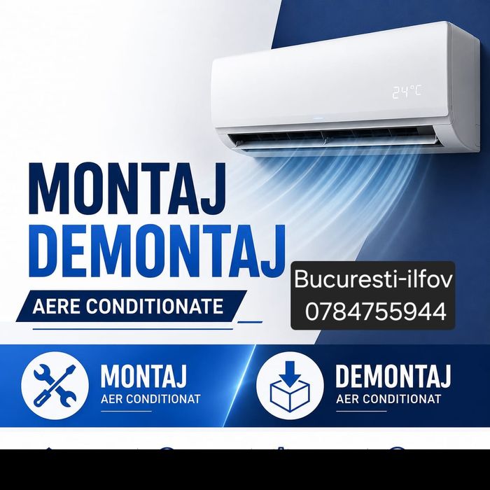 MONTAJ-DEMONTAJ Aer Conditionat Bucuresti-Ilfov