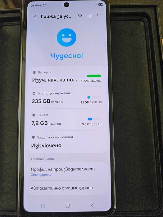 Samsung Galaxy Z Fold4 (не работещ вътрешен дисплей)