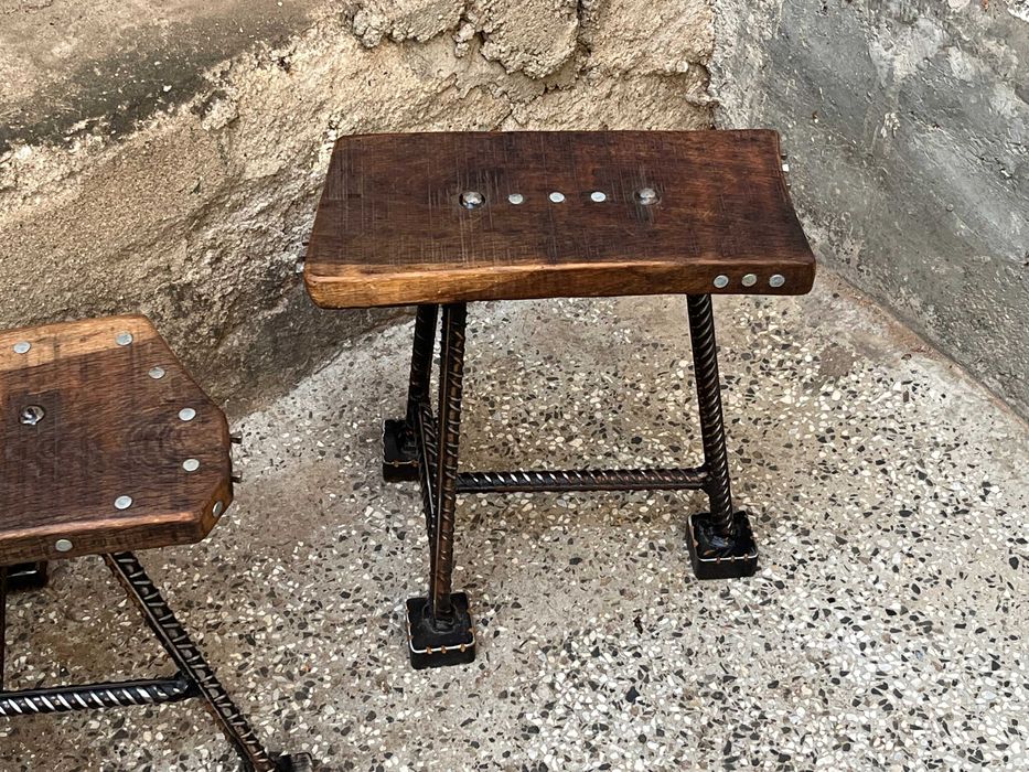 Трикрако столче ръчна изработка