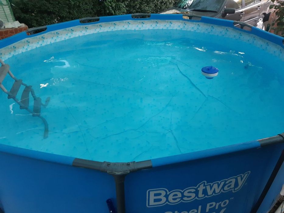 Каркасный бассейн bestway  (10000л) 3.66×1.22м со всей комплектацией