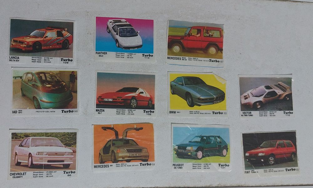 Продавам  картинки би биб/bi bib , bomby bom, turbo, ulker и др.