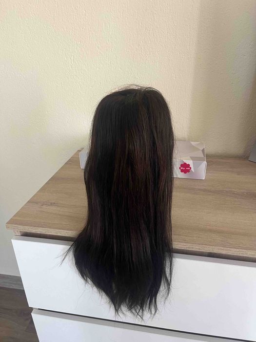 Нова перука от естетвен косъм 56см