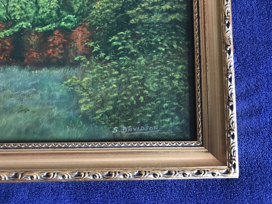 Pictura tablou in ulei pe PFL, din UK