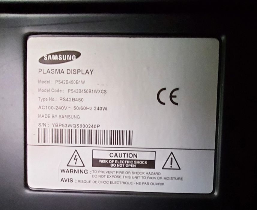 Продам телевизор  Samsung, 42', плазменный