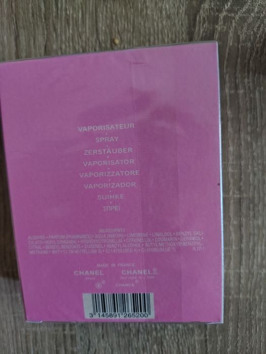 Apa de parfum Chanel Chance, 100 ml