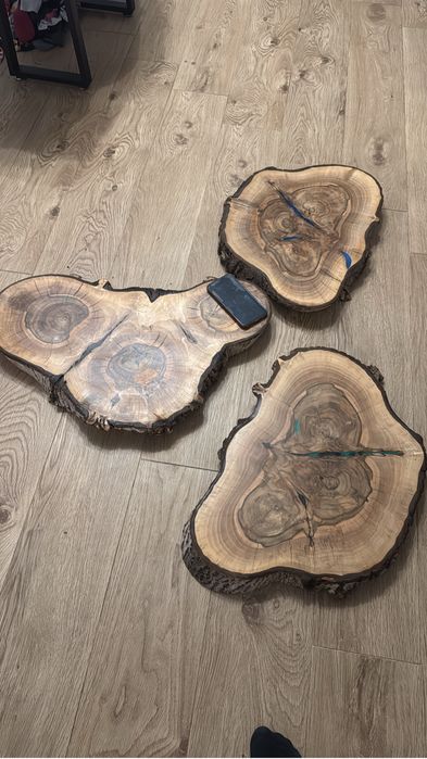 Masa cafea lemn de nuc