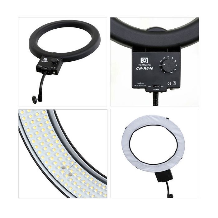 Кольцевой светодиодный осветитель