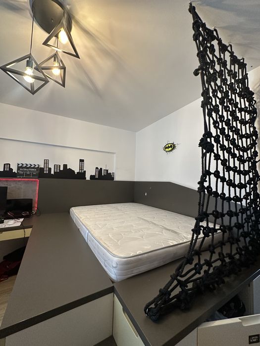 Mobilier copii inteligent, temă Batman  Unic, set complet