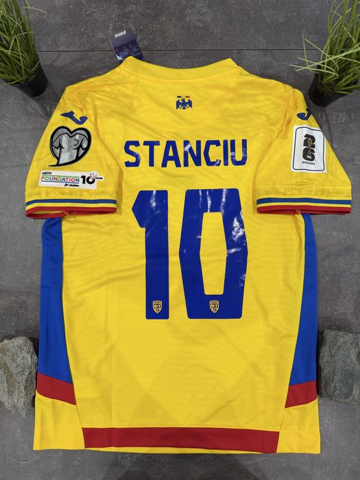 Tricou de Fotbal Joma Romania Home sez. 25/26 Stanciu 10