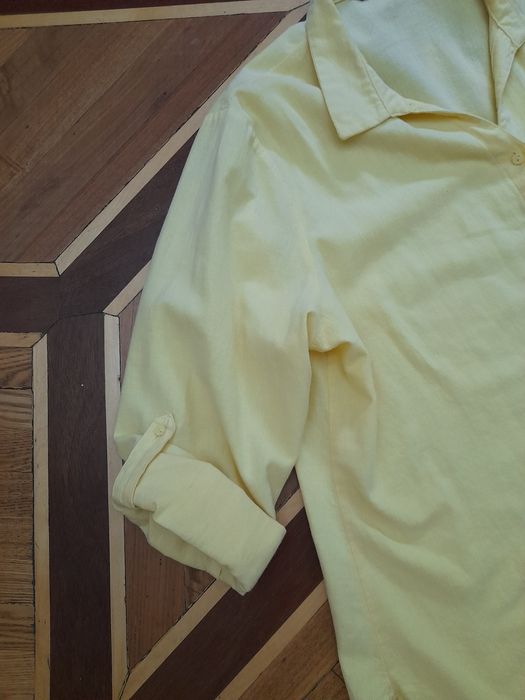 Льняная рубашка от фирмы defacto размер 48-50