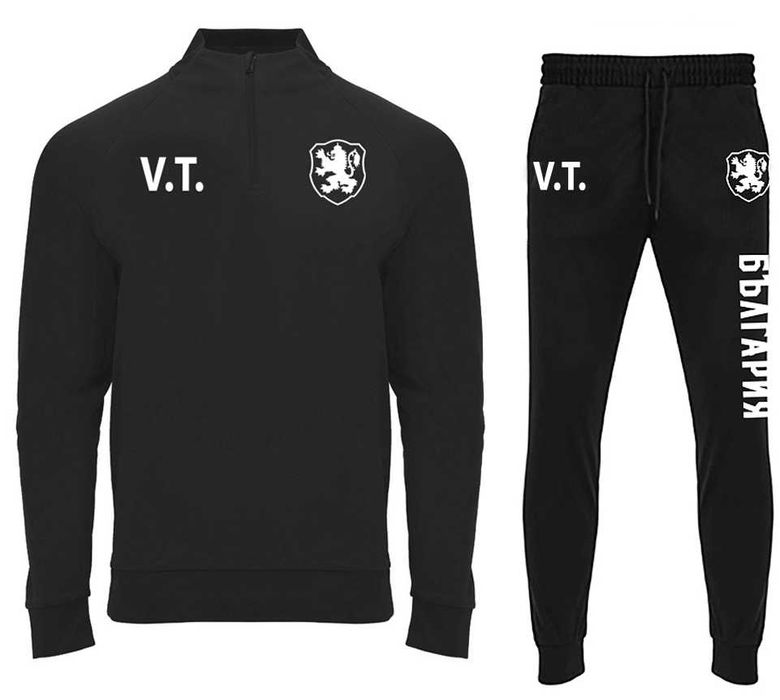 Спортен екип, национален отбор БЪЛГАРИЯ / BULGARIA с ИНИЦИАЛИ по ИЗБОР