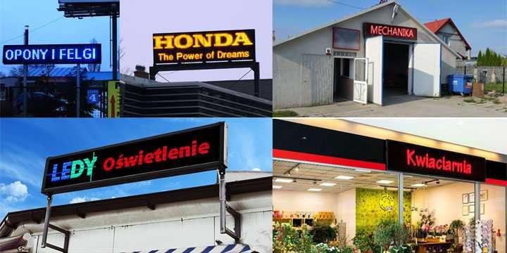 Reclama LED Luminoasa Panou LED Text Editabil dupa preferinte/Domeniu