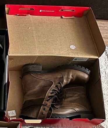 Ghete piele maro tomna - dama - marimea 37