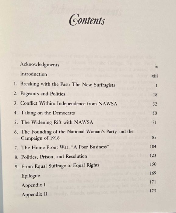 From Equal Suffrage to Equal Rights Alice Paul and the National Woman's Party, 1910-1928