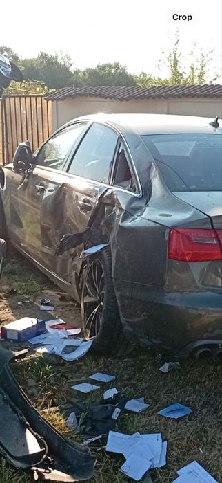 **Vând Audi A6 C7 Limuzină, an 2011 – ca epavă (avariată lateral-spate stanga)**