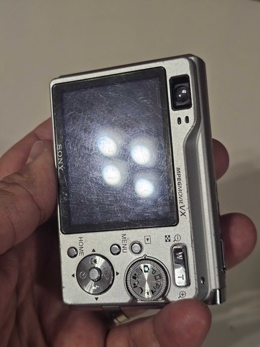 Y2K Aparat foto digital compact Sony W80 7.2MP 3xZoom