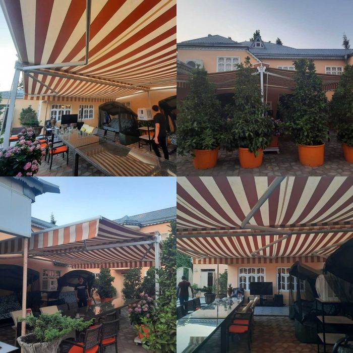 Ikki tomonlama markiza T Markiza Двухсторонняя маркиза Т Маркиза Тент