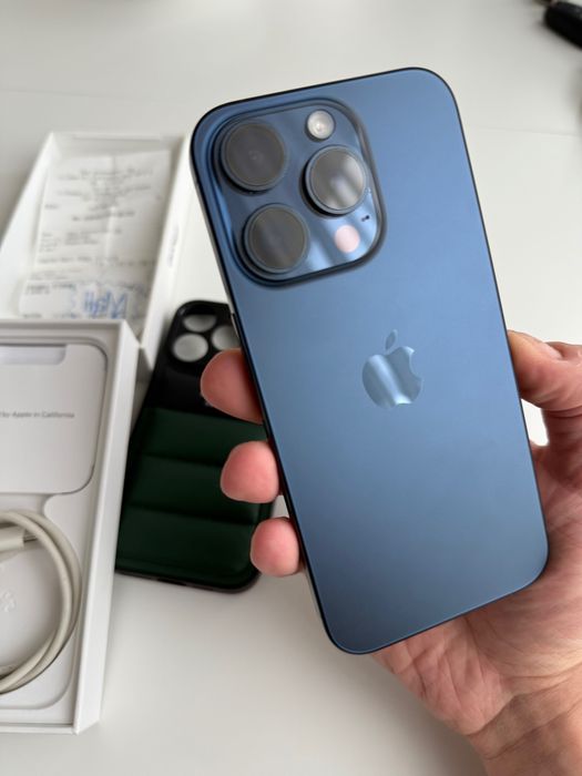iPhone 15 pro 128 Гб blue titan