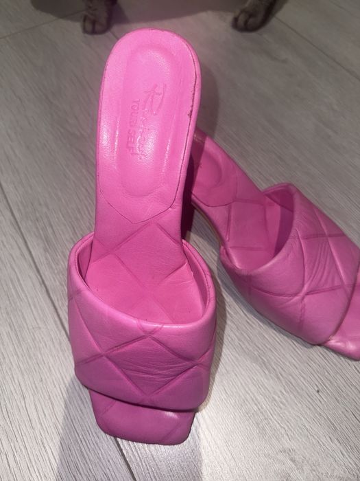 Шлепки кожа фирма респект