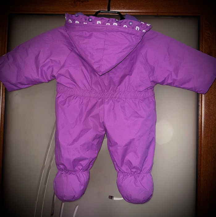 Vand combinezon bebe, mov, gros si calduros, marimea 68.