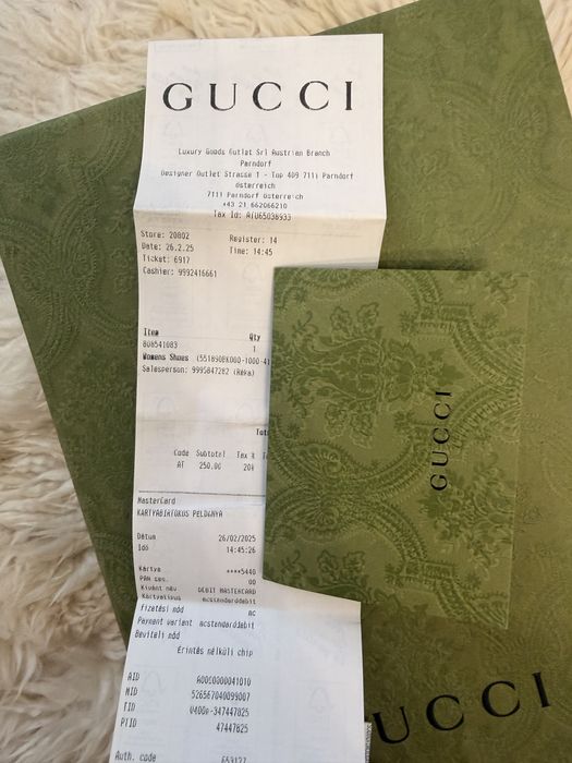 Espadrile gucci originale