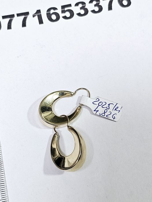 Vand cercei din aur 14 k 4.82 g cod 595