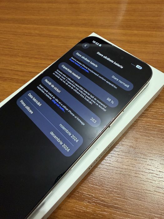 Iphone 16 Pro Max 256 GB ca nou, 10/10