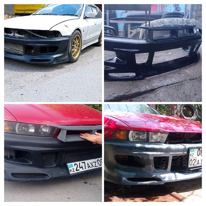 Митсубиси Галант бампер решётка