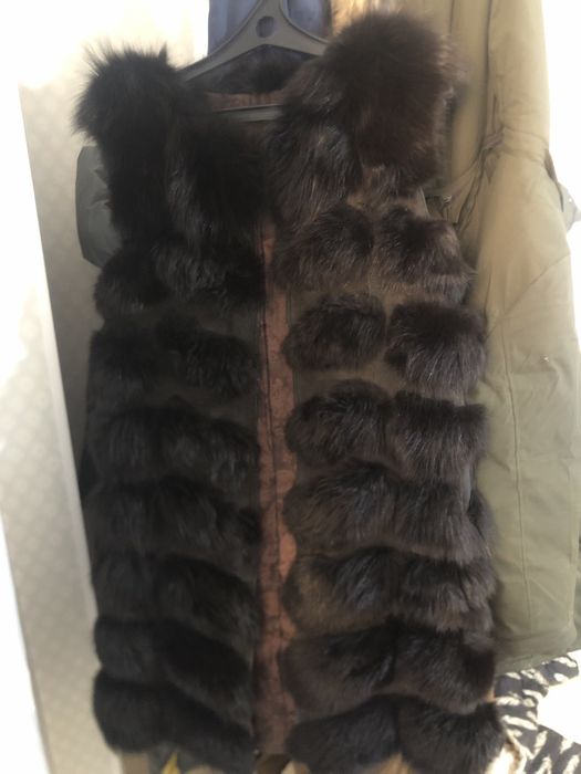 Жилетка из песца 5000тг