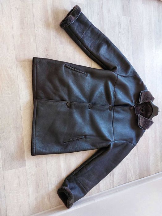 продаю натуральную мужскую облегченную дубленку р.56-58