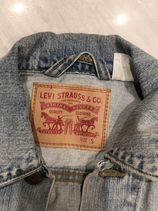 Geaca de Blugi Levis marimea S denim geaca denim jacket barbati