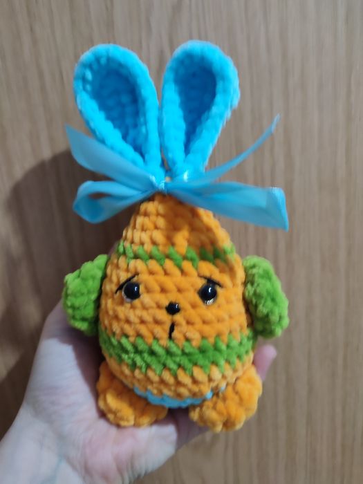 Ръчно изработена плетена играчка, зайче, мече и други