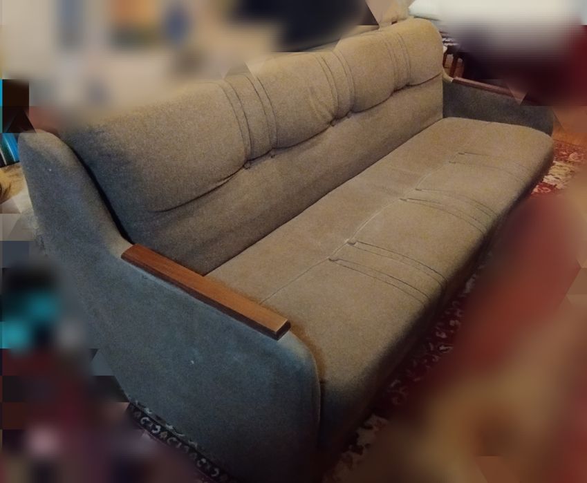 Диван раскладной. Б.у. прочный