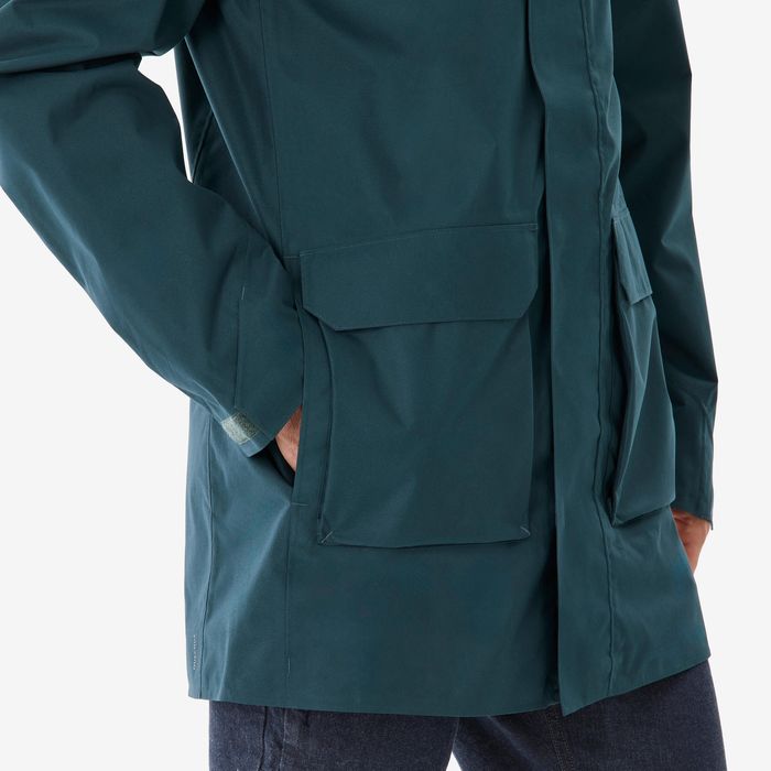 Geacă lungă Drumeție Nh500 Verde Bărbați - produs resigilat Decathlon