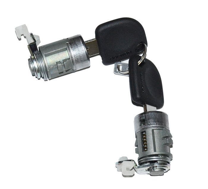 Set yale incuietoare usa Daewoo Matiz I (Klya/M100), 01.1998-12.2008, Original, fata, partea stanga+dreapta, cu chei; cu 2 butuc cheie