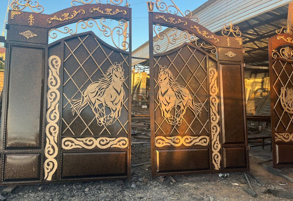 Ворота готовые..