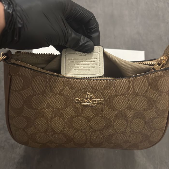 Coach Beige Teri Canvas Bag - НОВА