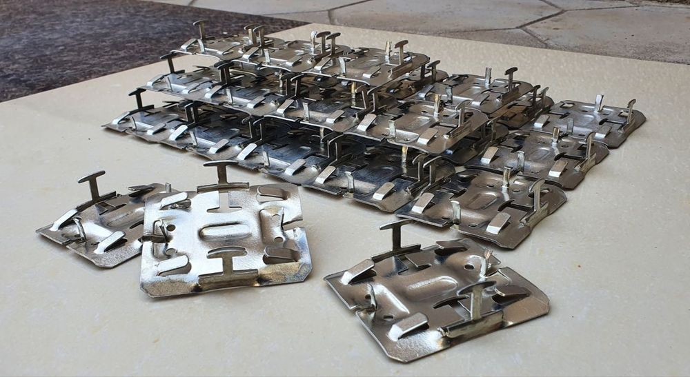 Клипса нивидимка Кляммер Кафель держатель Сухой Мантаж профиль кронште