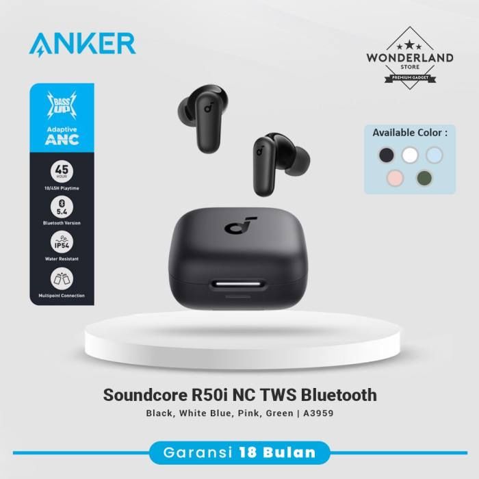 Наушники с шумоподавлением Anker Soundcore R50i NC Bluetooth NEW
