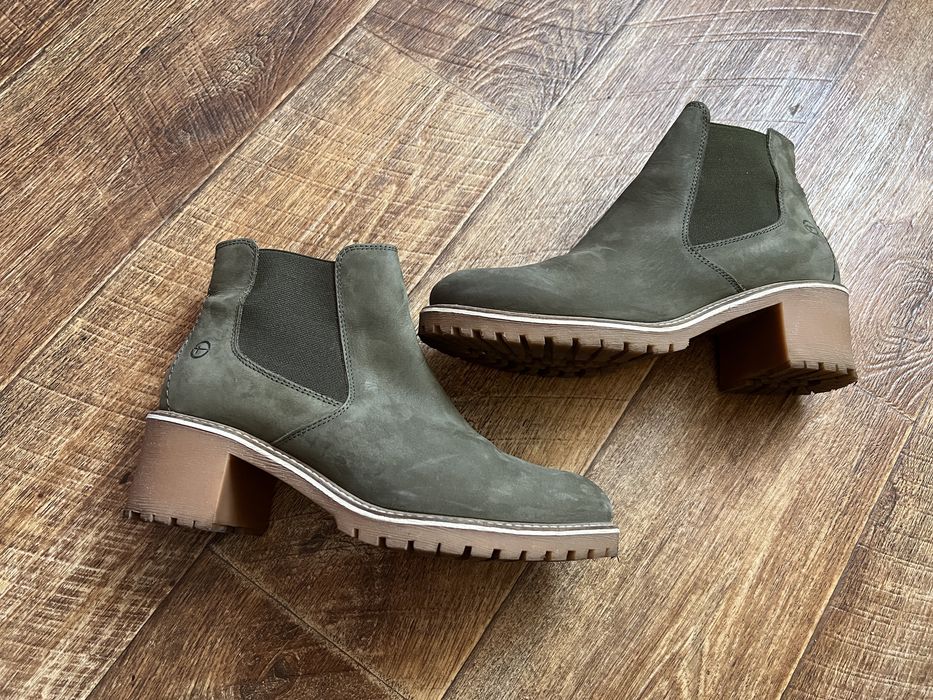 Ботинки челси на каблуке Tomaris широкая нога