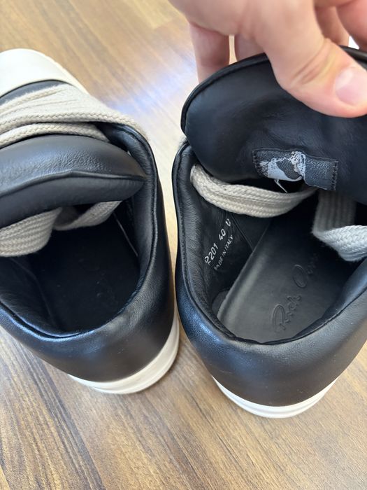 Rick Owens Jumbo Laces low