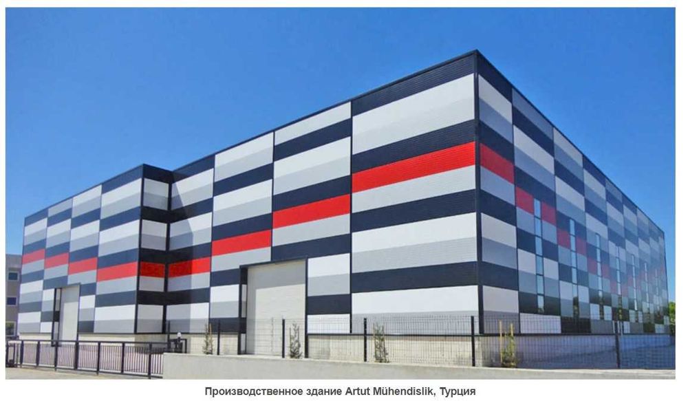 Производственные здания из сэндвич-панелей. Завод/Фабрика/Склад/Ангар