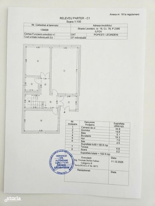 Casa Individuala 6 Camere | 208 mpu | Teren 409 mp | Popesti-Leordeni